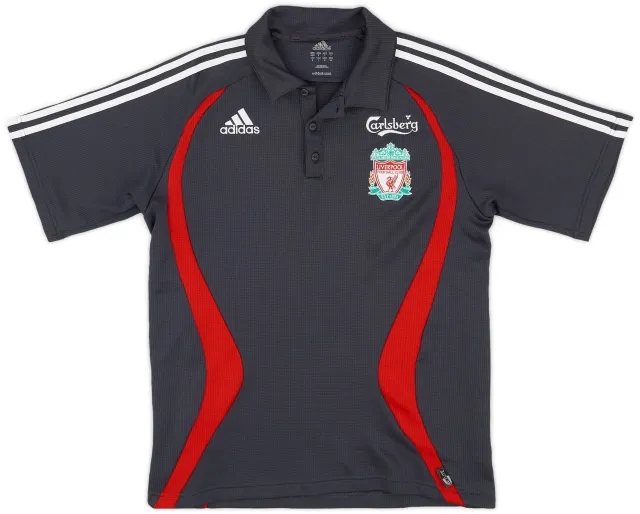 2006-07 Liverpool adidas Polo Shirt - 7/10 - (S)