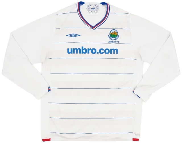 Umbro 2009-10 Linfield Away L/S Shirt - 5/10 - (XL)
