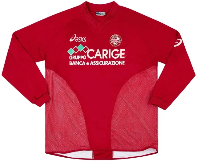 Asics 2004-05 Livorno Match Issue Home L/S Shirt Passoni #28