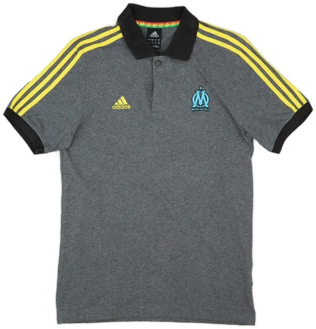 2011-12 Olympique Marseille adidas Polo Shirt - 9/10 - (S)