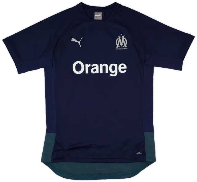 2018-19 Olympique Marseille Puma Pre-Match Training Shirt - 9/10 - (L)