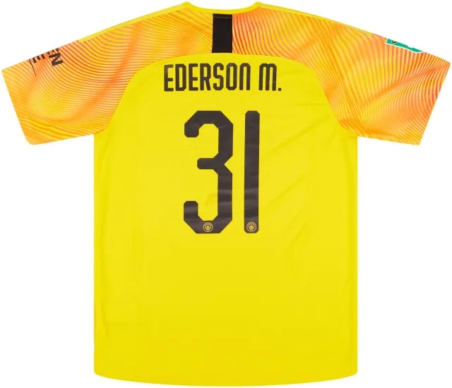 Puma 2019-20 Manchester City Match Issue GK Shirt Ederson M. #31
