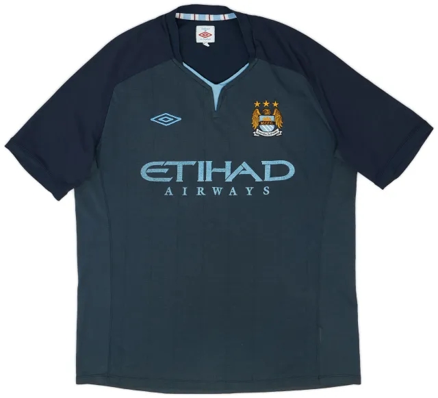 Umbro 2010-12 Manchester City Away Shirt - 5/10 - (L)