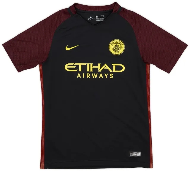 Nike 2016-17 Manchester City Away Shirt - 8/10 - (L.Boys)