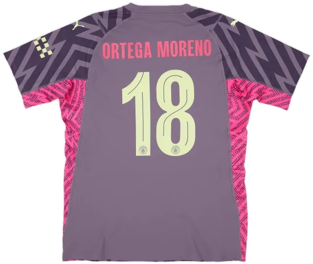 Puma 2023-24 Manchester City Match Issue FA Cup GK Shirt Ortega Moreno #18