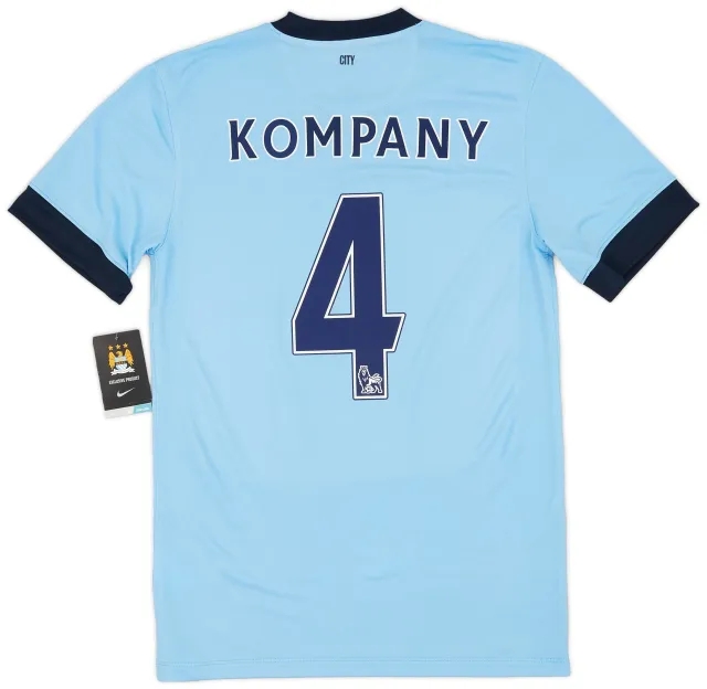 Nike 2014-15 Manchester City Home Shirt Kompany #4 (S)