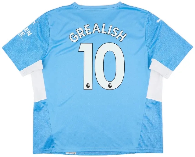 Nike 2021-22 Manchester City Home Shirt Grealish #10 - 6/10 - (XXL)