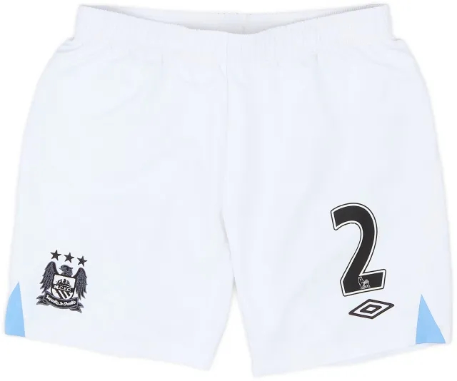 Umbro 2012-13 Manchester City Player Issue Home Shorts #2 - 6/10 - (XL.Boys)