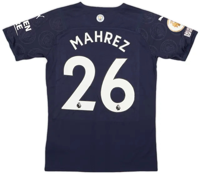 Puma 2021-22 Manchester City Match Issue Third Shirt Mahrez #26