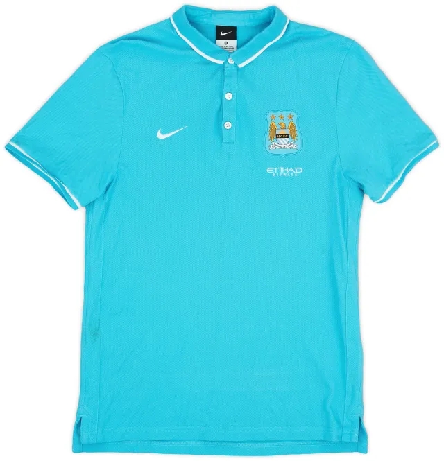 2015-16 Manchester City Nike Polo Shirt - 9/10 - (M)