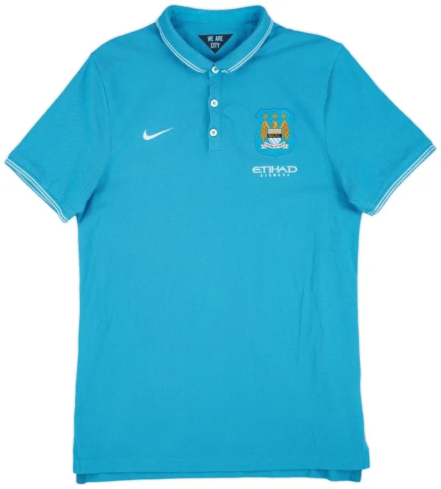 2015-16 Manchester City Nike Polo Shirt - 9/10 - (M)