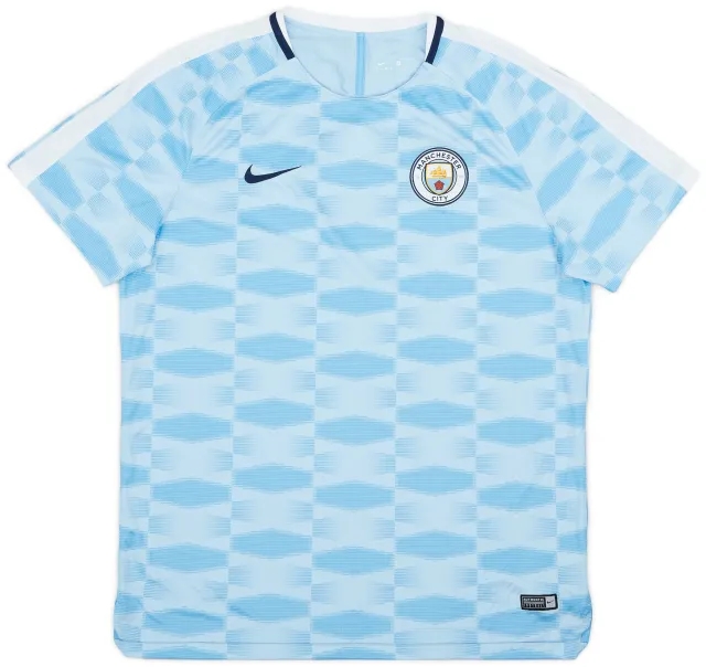 2017-18 Manchester City Nike Polo Shirt - 9/10 - (L)