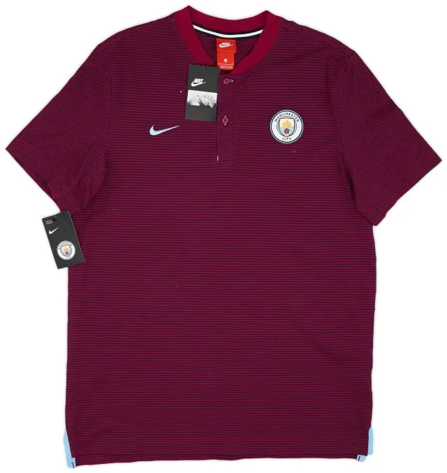 2017-18 Manchester City Nike Polo Shirt (L)