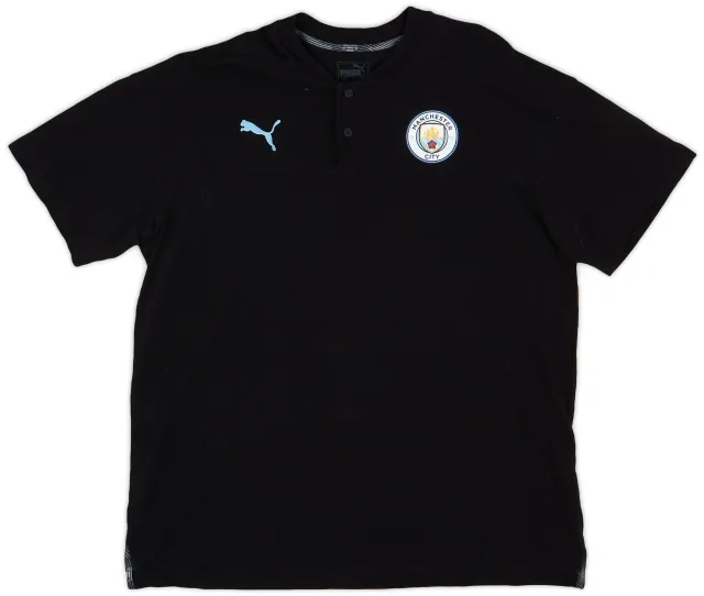 2019-20 Manchester City Puma Polo Shirt - 8/10 - (XXL)