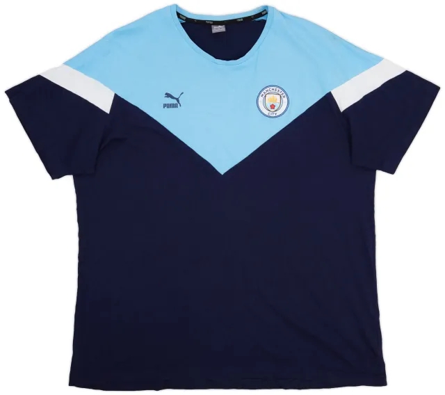 2019-20 Manchester City Puma Cotton Tee - 7/10 - (XXL)