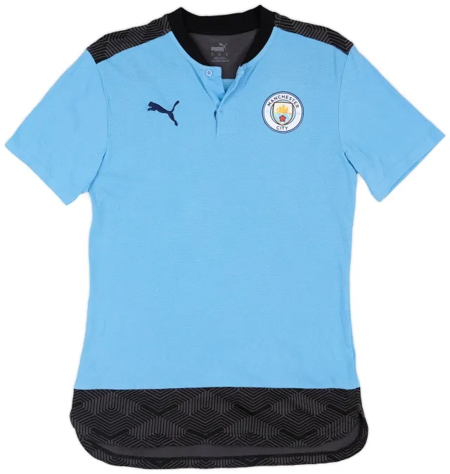 2020-21 Manchester City Puma Polo T-Shirt - 5/10 - (M)