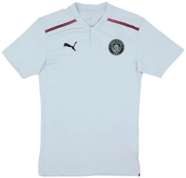 2020-21 Manchester City Puma Polo Shirt - 9/10 - (S)