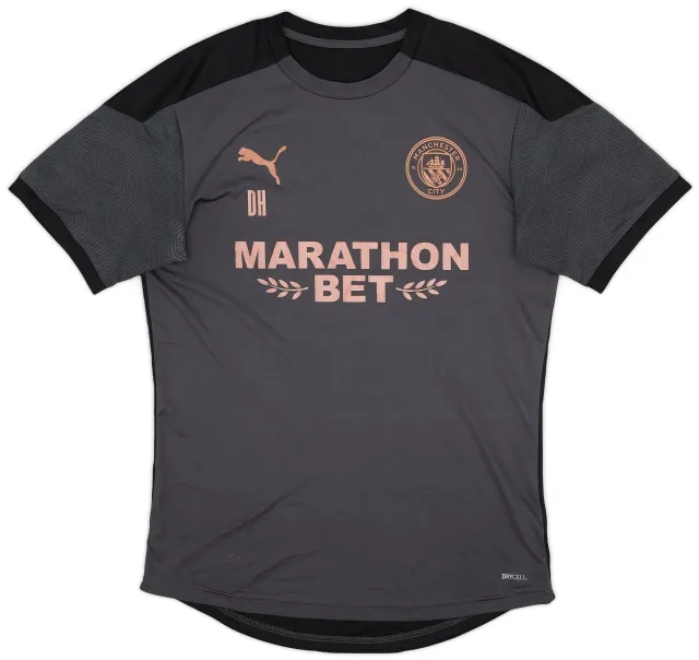 Puma 2020-21 Manchester City Staff Issue Training Shirt DH - 8/10 - (M)