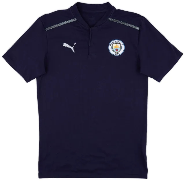 2021-22 Manchester City Puma Polo Shirt - 8/10 - (M)