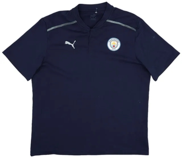 2021-22 Manchester City Puma Polo Shirt - 9/10 - (XXL)