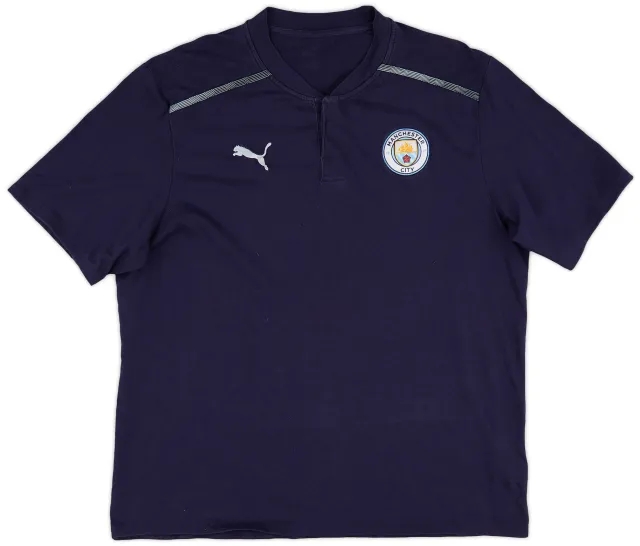 2021-22 Manchester City Puma Cotton Tee - 7/10 - (XXL)