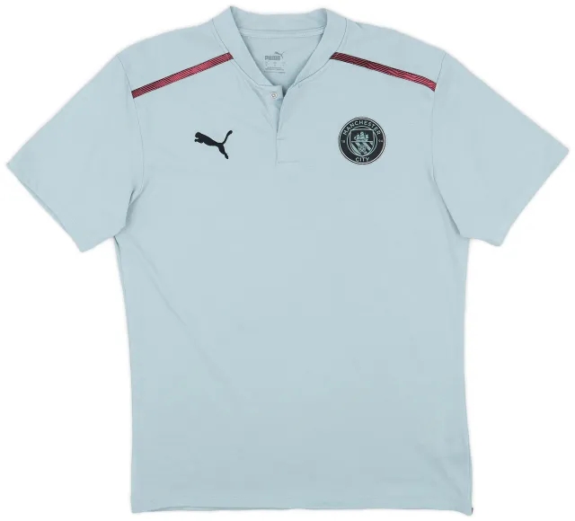 2021-22 Manchester City Puma Polo Shirt - 10/10 - (L)