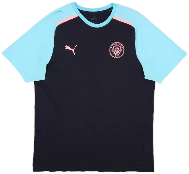2023-24 Manchester City Puma Leisure Tee - 10/10 - (L)