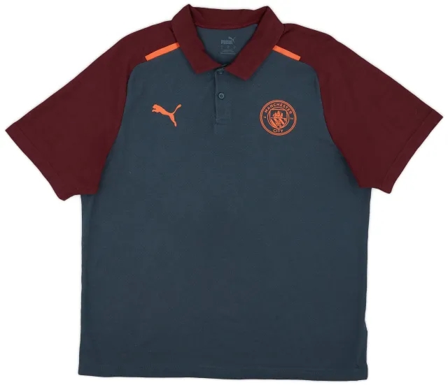 2023-24 Manchester City Puma Polo Shirt - 9/10 - (L)