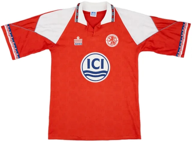 Admiral 1992-94 Middlesbrough Home Shirt - 6/10 - (S)