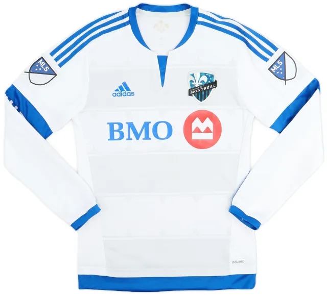 adidas 2015 Montreal Impact Authentic Away L/S Shirt - 8/10 - (S)