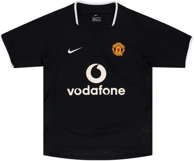 Nike 2002-03 Manchester United Away Shirt - 9/10 - (S.Boys)