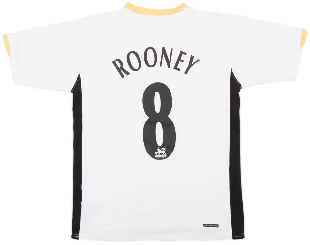 Nike 2006-08 Manchester United Away Shirt Rooney #8 - 6/10 - (XL.Boys)