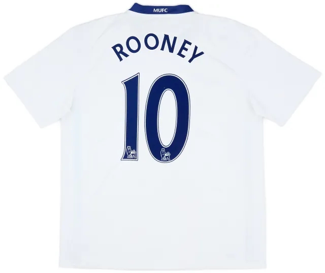 Nike 2008-10 Manchester United Away Shirt Rooney #10 - 5/10 - (XL)