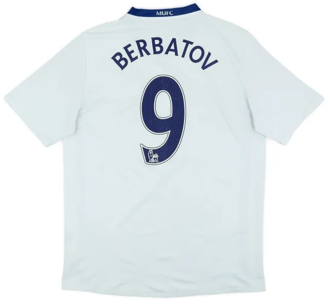 Nike 2008-10 Manchester United Away Shirt Berbatov #9 - 5/10 - (M)