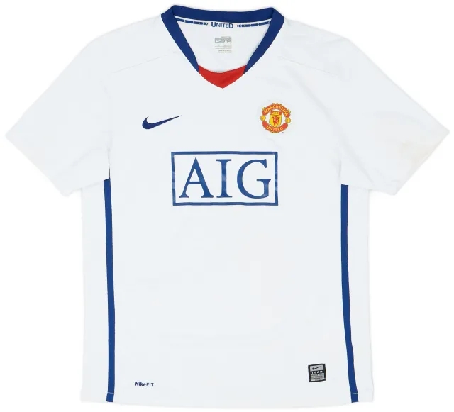 Nike 2008-10 Manchester United Away Shirt - 6/10 - (XL.Boys)