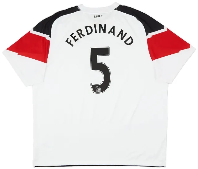 Nike 2010-12 Manchester United Away Shirt Ferdinand #5 - 8/10 - (XXL)