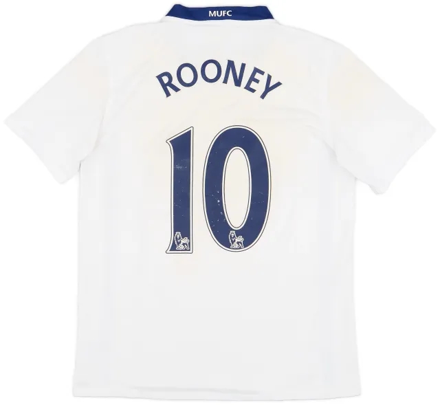 Nike 2008-10 Manchester United Away Shirt Rooney #10 - 5/10 - (S)