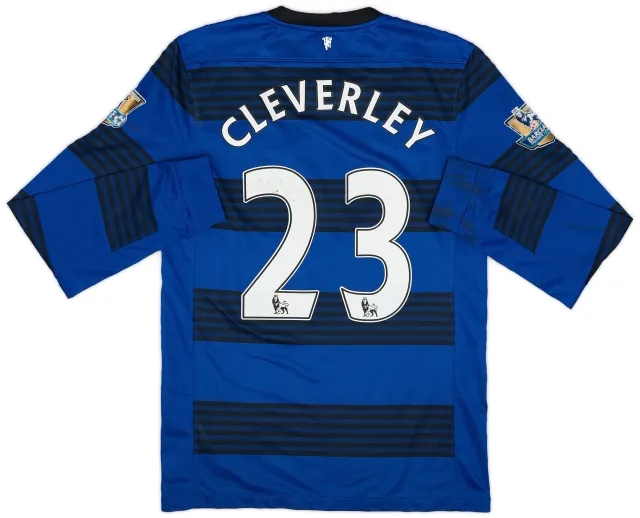 Nike 2011-13 Manchester United Away L/S Shirt Cleverley #23 - 6/10 - (S)