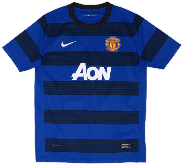 Nike 2011-13 Manchester United Away Shirt - 8/10 - (XL.Boys)