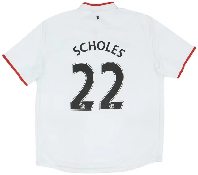 Nike 2012-14 Manchester United Away Shirt Scholes #22 - 5/10 - (XL)