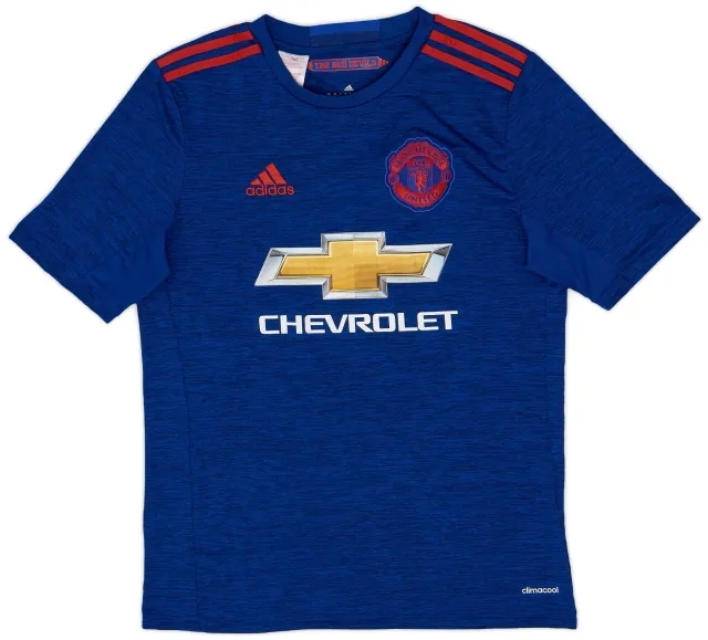 adidas 2016-17 Manchester United Away Shirt - 8/10 - (XL.Boys)