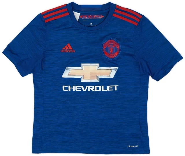 adidas 2016-17 Manchester United Away Shirt - 9/10 - (L.Boys)