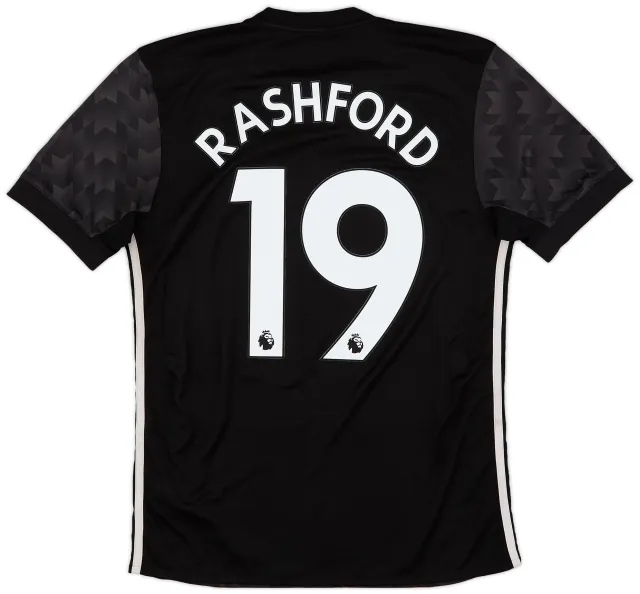 adidas 2017-18 Manchester United Away Shirt Rashford #19 - 8/10 - (S)
