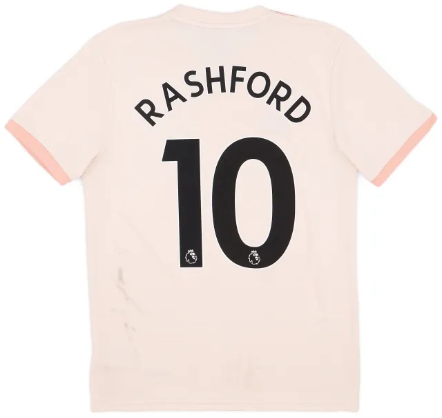 adidas 2018-19 Manchester United Away Shirt Rashford #10 - 6/10 - (S)