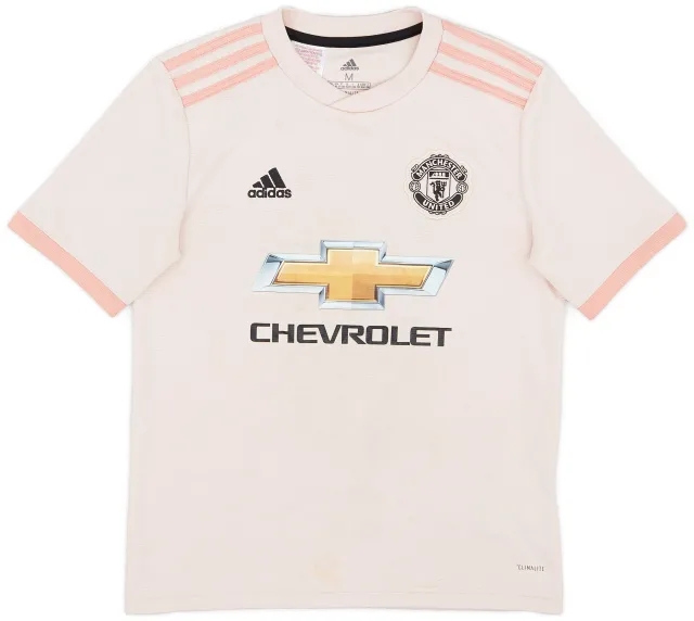 adidas 2018-19 Manchester United Away Shirt - 5/10 - (M.Boys)