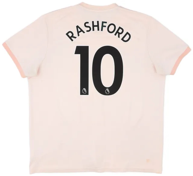 adidas 2018-19 Manchester United Away Shirt Rashford #10 - 6/10 - (XXL)