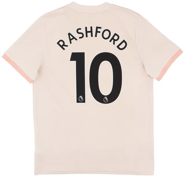 adidas 2018-19 Manchester United Away Shirt Rashford #10 - 6/10 - (L)