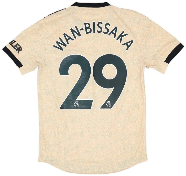 adidas 2019-20 Manchester United Authentic Away Shirt Wan-Bissaka #29 - 6/10 - (S)