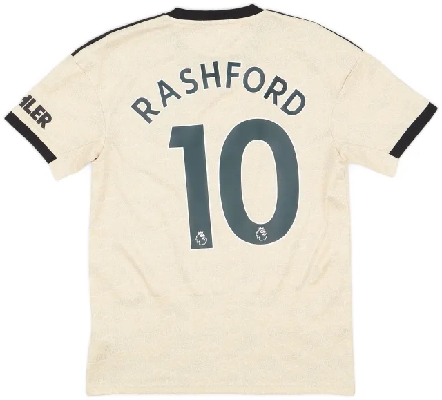 adidas 2019-20 Manchester United Away Shirt Rashford #10 - 8/10 - (S)
