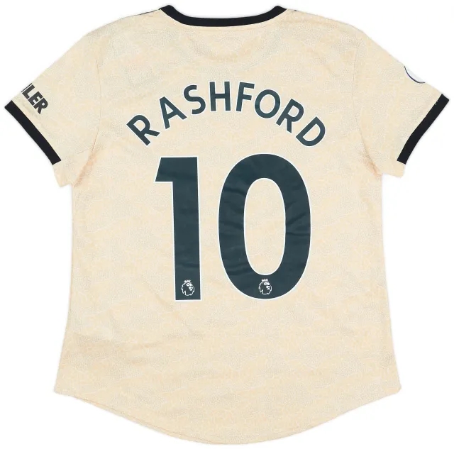 adidas 2019-20 Manchester United Away Shirt Rashford #10 (Women's M)